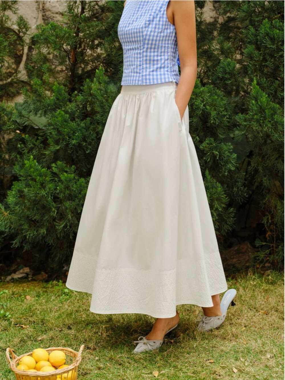 Commense High Waist Flared Skirt Size XS Minimalist Chic - Picture 3 of 14